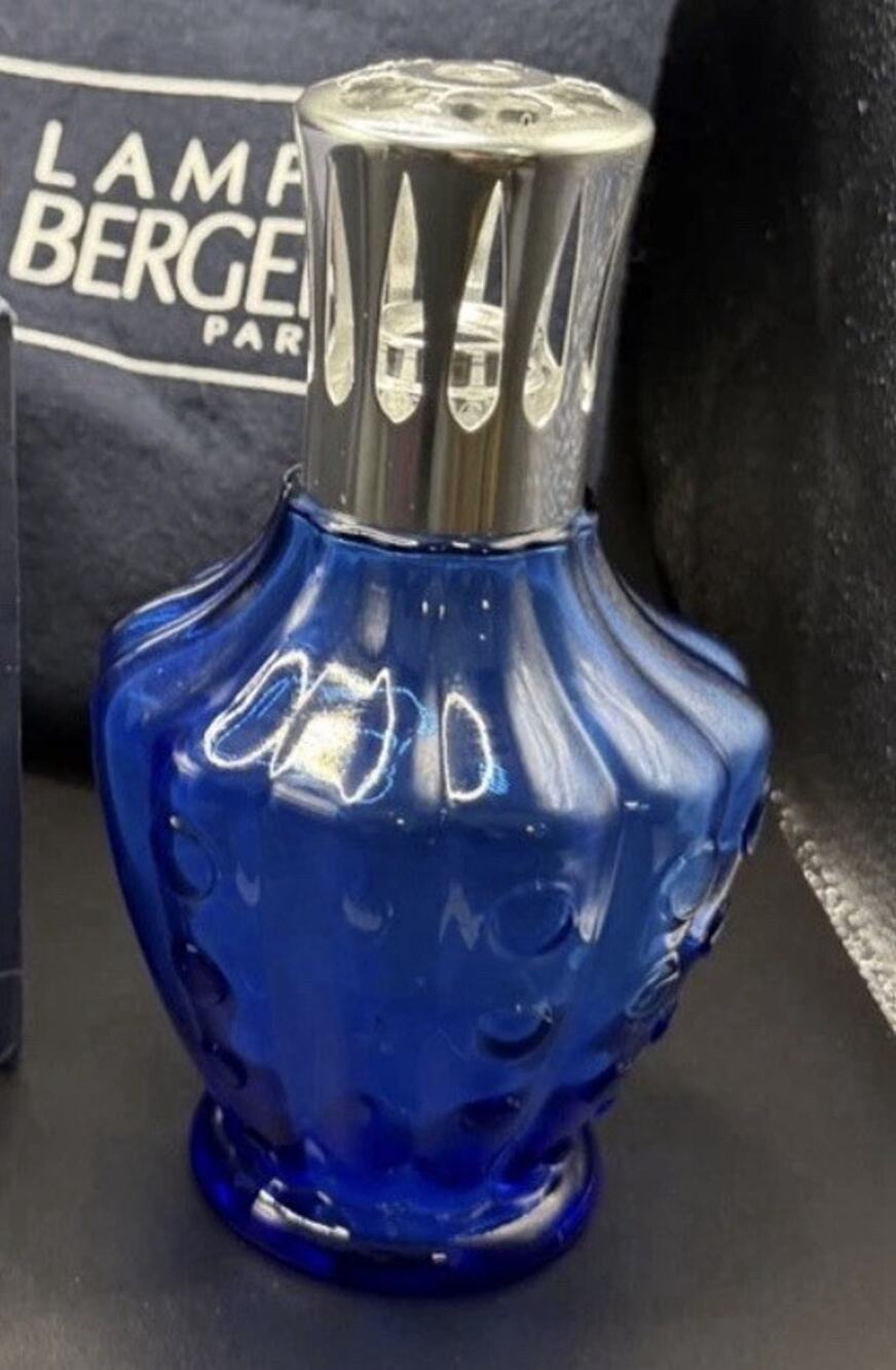 Lampe Berger Paris Fragrance Diffuser France Cobalt Blue Clochette Burn Vintage
